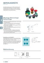 Kapitel 2.2 "Befehlsgeräte RAFIX 22 QR", Auszug aus Katalog Elektromechanische Bauelemente 2015 - 6