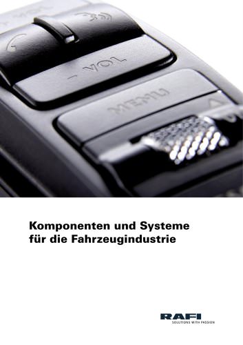 Komponenten und Systeme für die Fahtzeugindustrie