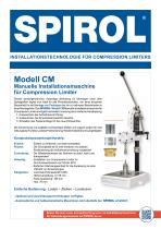 Modell CM - Manuelle Installationsmaschine für Compression Limiter - 1