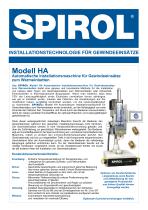 Modell HA - Automatische Installationsmaschine für Gewindeeinsätze zum Warmeinbetten - 1