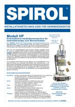 Modell HP - Pneumatische Installationsmaschine für Gewindeeinsätze zum Warmeinbetten - 1