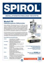Modell PR - Halbautomatischer Stifteintreiber