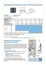 Serie CL220 Compression Limiter mit Längsschlitz - 2