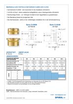 Serien CL8000 und CL8100 Präzisionsgefertigte Compression Limiter aus Messing - 2