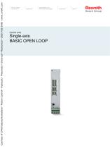 Single-axis BASIC OPEN LOOP