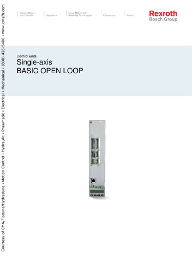 Single-axis BASIC OPEN LOOP