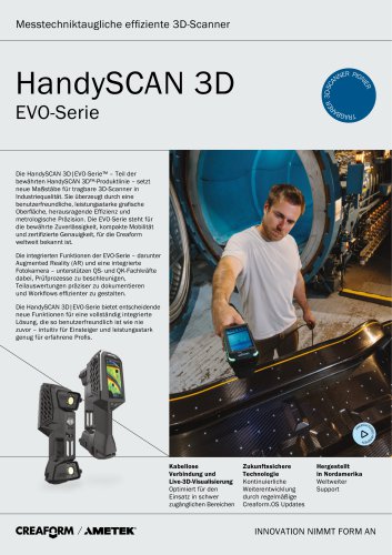 HandySCAN 3D | EVO-Serie