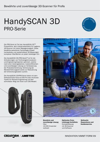 HandySCAN 3D | PRO-Serie