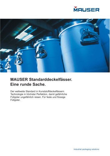 MAUSER Standarddeckelfässer