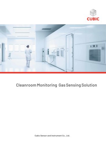 Cubic Cleanroom Monitoring Gas Sensing Solution