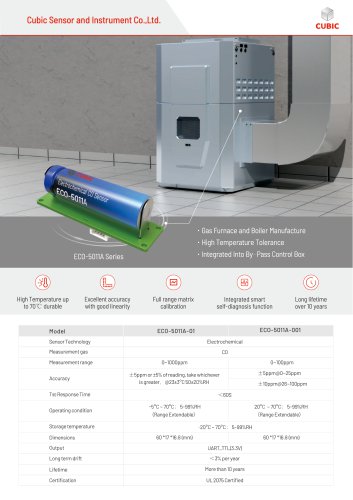 Cubic CO Sensor Brochure