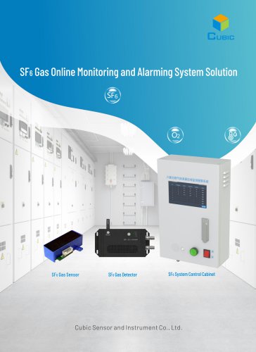 Cubic SF6 Online Monitoring and Alarming System Solution