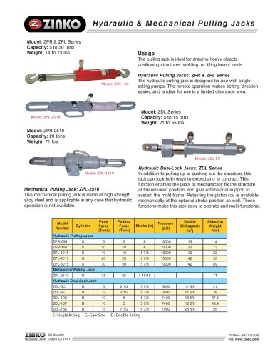 Hydraulic Pulling Jack