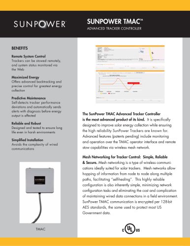SunPower TMAC Tracker Controller