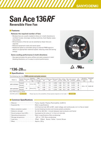 Reversible Flow Fan