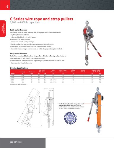 C Series Ratchet Puller