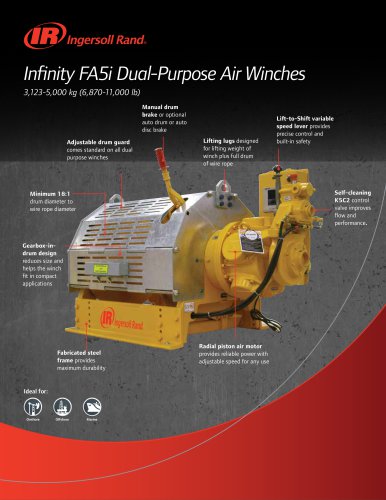 Infinity FA5i Dual-Purpose Air Winches