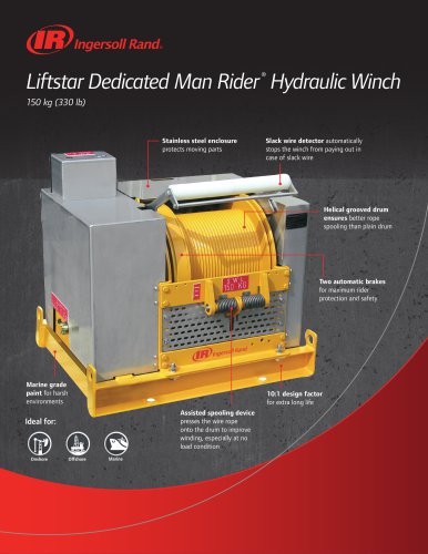 Liftstar Dedicated Man Rider Hydraulic Winch