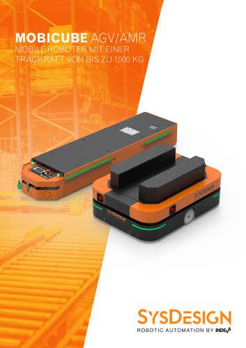 SYSDESIGN - MOBICUBE AGV/AMR MOBILE ROBOTER MIT EINER TRAGKRAFT VON BIS ZU 1500 KG