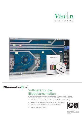 DimensionOne - Software für die Bilddokumentation