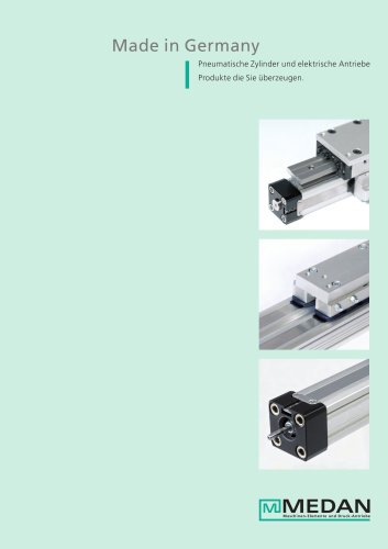 Pneumatische Zylinder und elektrische Antriebe Produkte die Sie überzeugen
