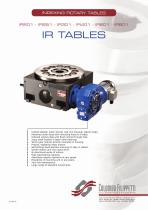 IR201 - IR251 - IR301 - IR401 - IR601 - IR801 IR TABLES