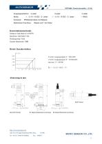 Piezoresistiver Drucktransmitter Datenblatt MPM480 - 2