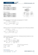 Piezoresistiver Drucktransmitter Datenblatt MPM480 - 3