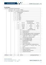 Piezoresistiver Drucktransmitter Datenblatt MPM480 - 5