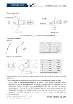 Piezoresistives OEM Drucksensormodul Datenblatt - 3