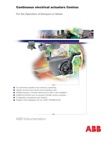 Continuous electrical actuators Contrac