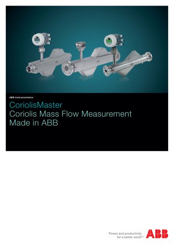 Mass Flowmeter CoriolisMaster