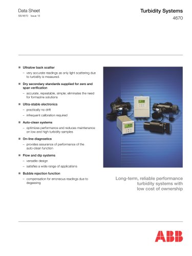 Turbidity Systems 4670 Series