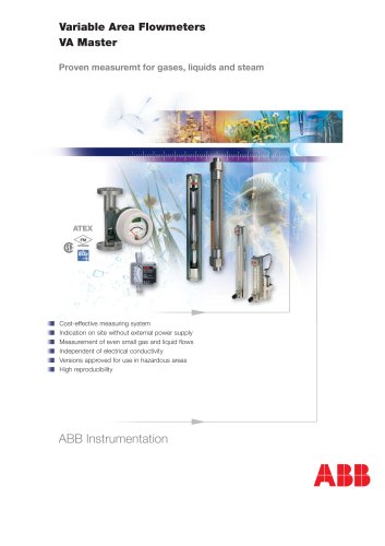 Variable Area Flowmeters - VA Master