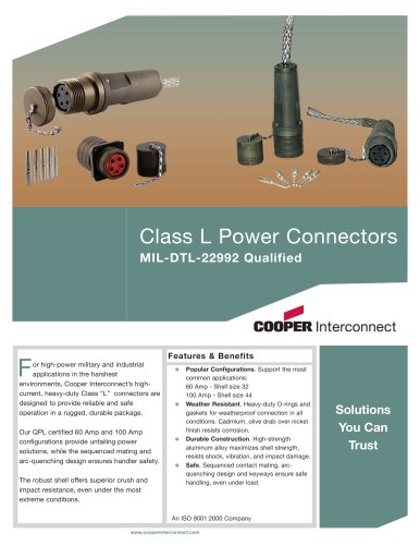 Class L Power Connectors