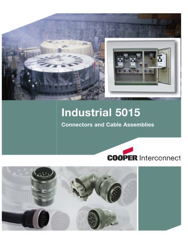 Industrial 5015 Connectors and Cable Assemblies Catalog