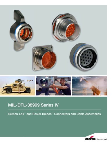 MIL-DTL-38999 Series IV Catalog