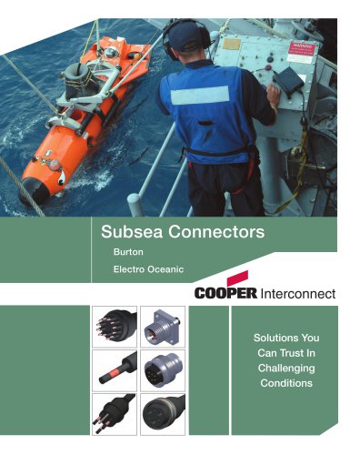 Subsea & Submersible Connectors Catalog