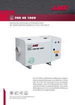 Elektrostatischer Ölnebelabscheider Fox HE 1000 Brochure DE