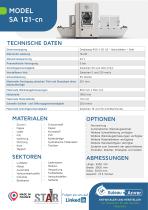 Produktdatenblatt – SA 121-cn DE-2
