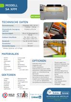 Produktdatenblatt – SA XPM DE-2