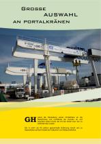 MARKTFÜHREND IN EUROPA IM DESIGN UND IN DER HERSTELLUNG VOR PORTALKRÄNEN - 2