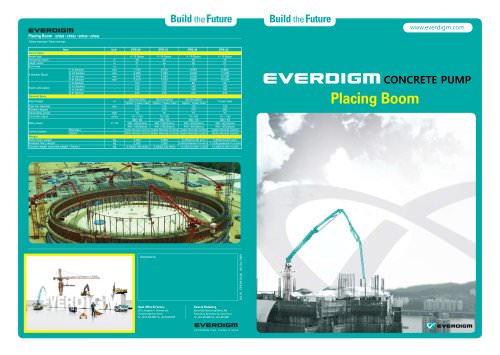 Concrete Pump Placing Boom Catalogue