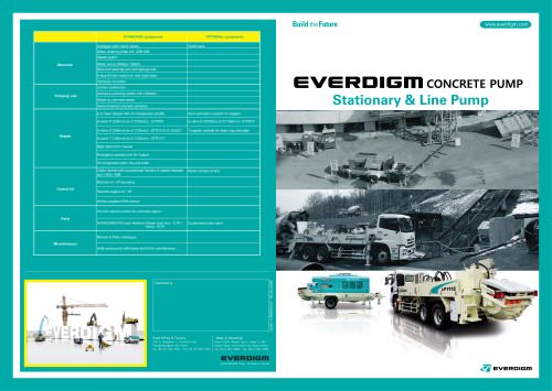 Concrete Pump Stationary & Line Pump Catalogue