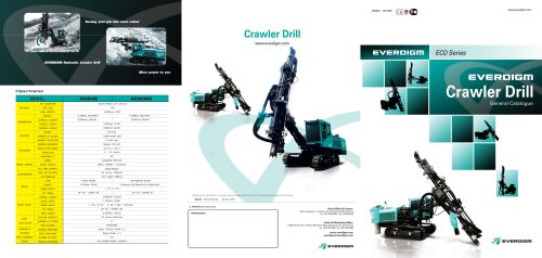 Crawler Drill Catalogue