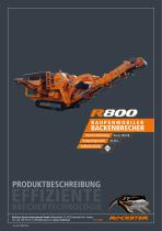 R800 - Raupenmobiler Backenbrecher