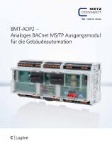 BMT-AOP2 – Analoges BACnet MS/TP Ausgangsmodul für die Gebäudeautomation