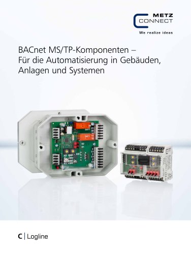 C|Logline - BACnet MS/TP-Komponenten – Für die Automatisierung in Gebäuden, Anlagen und Systemen