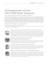 C|Logline - LON I/O-Komponenten für die dezentrale Automatisierung in Gebäuden, Anlagen und Systemen - 2