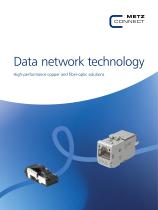 Data network technology – High-performance copper and fiber-optic solutions